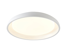 Bethel International Canada SYM01FM24W - 1-Light Matte White LED Flush Mount With An Acrylic Diffuser